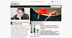 Desktop Screenshot of barellecosmetics.com